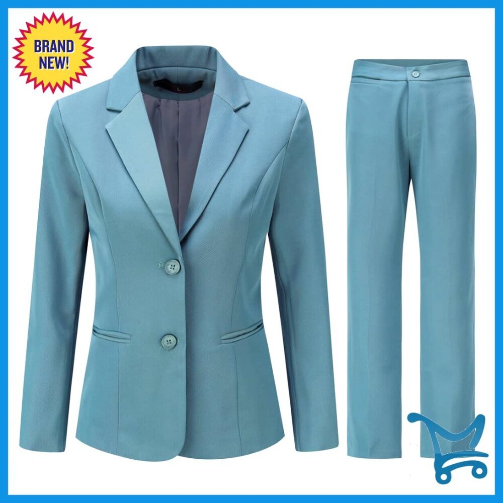 Women's Business Suit Set Blazer and Pants Office Work Wear